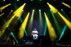 Seu Jorge on stage at Byron Bay Bluesfest 2018, AU