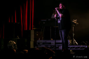 Rag 'n' Bone Man on stage at Byron Bay Bluesfest 2018, AU