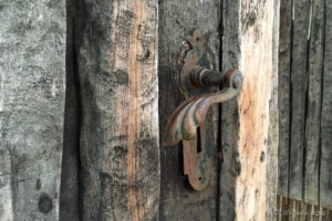 Door Handle, Namutoni Fort, Etosha National Park, Namibia Africa
