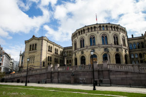 Norwegian Parliament Building, Oslo Norway