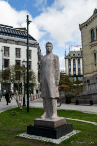 Sculpture of King Christian Frederik, Oslo Norway