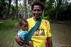 Papuan Mother and Child, Kaningara, Middle Sepik, PNG