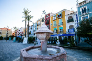 Fountain in a Plaza, Villajoyosa Spain