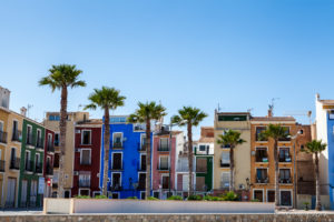 Colourful beachfront Apartments, Villajoyosa Spain