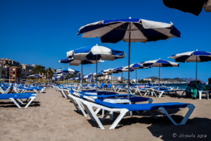 Beach Chairs, Villajoyosa Spain
