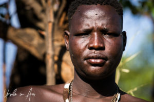 Young Mursi Man, Ethiopia