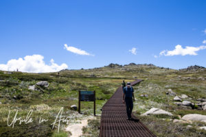 Metal Walkway to Mt Kosciuszko, Australia