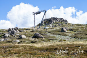Summer Ski Slope, Thredbo, Mt Kosciuszko walkway, Australia