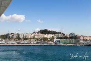 The Port of Cartagena from the water, Spain