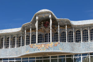 Tiled modernist Assembly of Murcia, Cartagena Spain