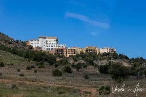 Buildings on the outskirts of Cape Palos, Murcia Spain