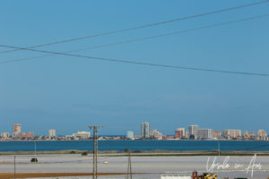 High-Rises across the highway and the water, Cape Palos Murcia Spain