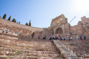 In the Bowl of the Roman Theatre, Cartagena Spain