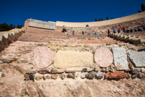 Stonework within the Ruins, the Roman Theatre, Cartagena Spain