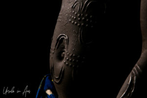 Belly of a Mursi woman, decorated with scarification, Omo Valley Ethiopia