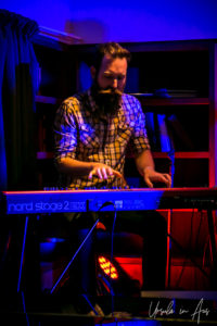 Cameron Fallaw on keyboard, Lounge Bar, Thredbo Alpine Hotel Australia
