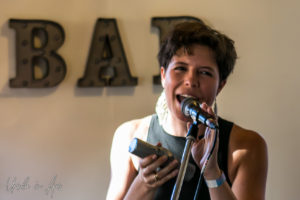Leesa Gentz in the Burger Bar, Thredbo Blues Festival, Australia