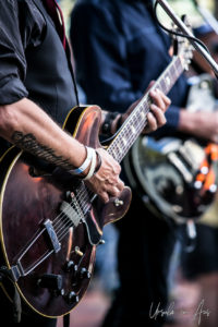 Peter Robinson Guitar, Poolside, Thredbo Blues Festival, Australia