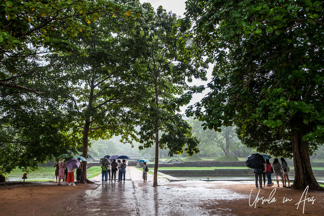 Entrance to Sigiriya gardens, Sri Lanka