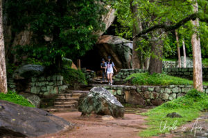 People on the Steps, gardens, Sigiriya, Sri Lanka