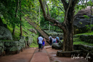 Walking down from the Lion, Sigiriya, Sri Lanka