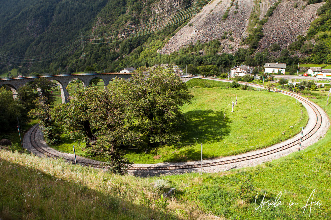 The Brusio Spiral Viaduct, Switzerland