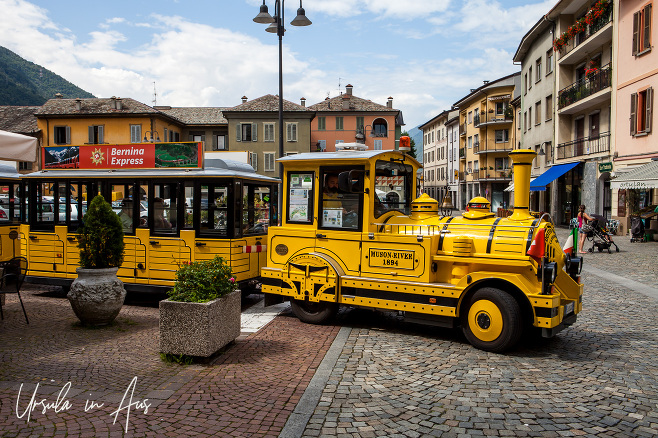 Il Trenino Giallo di Tirano, Italy