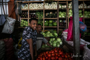 Veggie Sellers, vegetable market, Addis Ababa Ethiopia