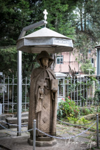 Statue of St George outsideSt George Cathedral, Addis Ababa Ethiopia