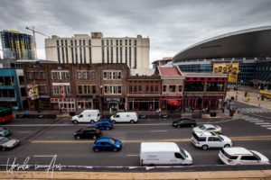 Nashville Street Scene from upstairs, Tootsies USA