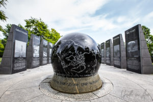 World War II Memorial, Bicentennial Capitol Mall State Park, Nashville Tennessee USA
