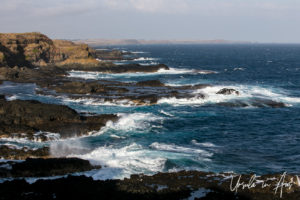 Lacy shoreline at the Nobbies, Phillip Island Australia