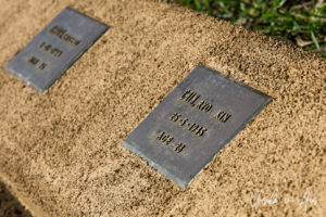 Markers of Japanese POWs, Japanese War Cemetery, Cowra NSW Australia