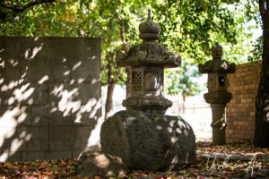 Japanese stone lantern, Japanese War Cemetery, Cowra NSW Australia