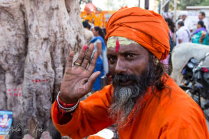 Sadhu in Orange, Pushkar India