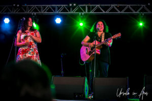 Deline Briscoe and Jessie Lloyd on stage at Bluesfest Byron Bay 2019