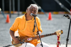 Tenzin Choegyal singing, Boomerang Byron Bay 2019