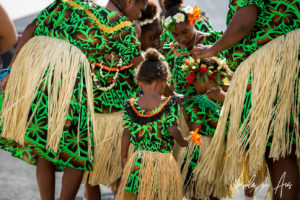 Malu Kiai Mura Buai Girls in grass skirts, Boomerang Byron Bay 2019