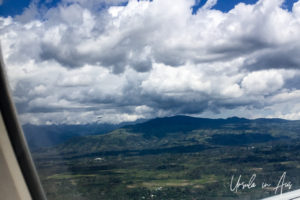 Aerial view over central Papua New Guinea