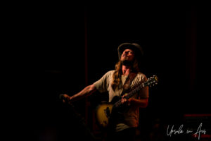 Lukas Nelson on stage, Bluesfest Byron Bay AU