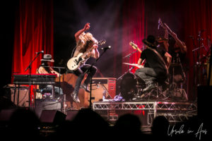 Lukas Nelson and POTR on stage, Bluesfest Byron Bay AU
