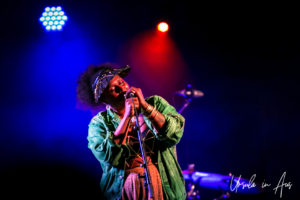 Stage portrait: Deva Mahal on stage at Bluesfest Byron Bay