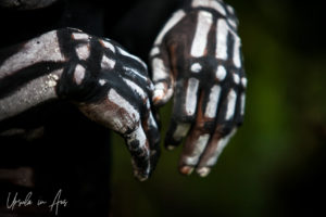 Bugamo Skeleton hands, Paiya Village Papua New Guinea