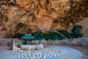 Water pump outside the old mill, Mijas Pueblo Spain