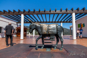 Bronze donkey statue, Mijas Pueblo, Spain