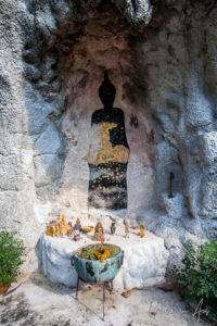 The Buddha’s Shadow, Wat Chakrawatrachawat Woramahawihan, Bangkok Thailand