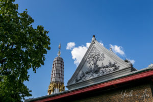 Prang and Ubosot, Wat Chakrawatrachawat Woramahawihan, Bangkok Thailand