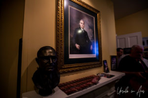 Painting of Harry S Truman, Little White House, Key West Florida USA