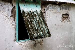 Wooden Shutter: The George Adderley House, Crane Point, Marathon Key, Florida USA