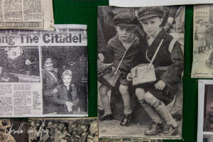 News clippings from WWII, Western Approaches Headquarters, Liverpool UK